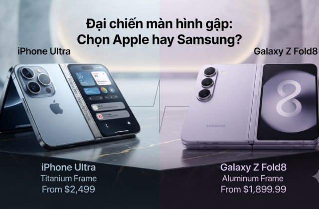 iPhone Ultra và Galaxy Z Fold8: Cuộc Chiến Giữa Đẳng Cấp và Giá Trị