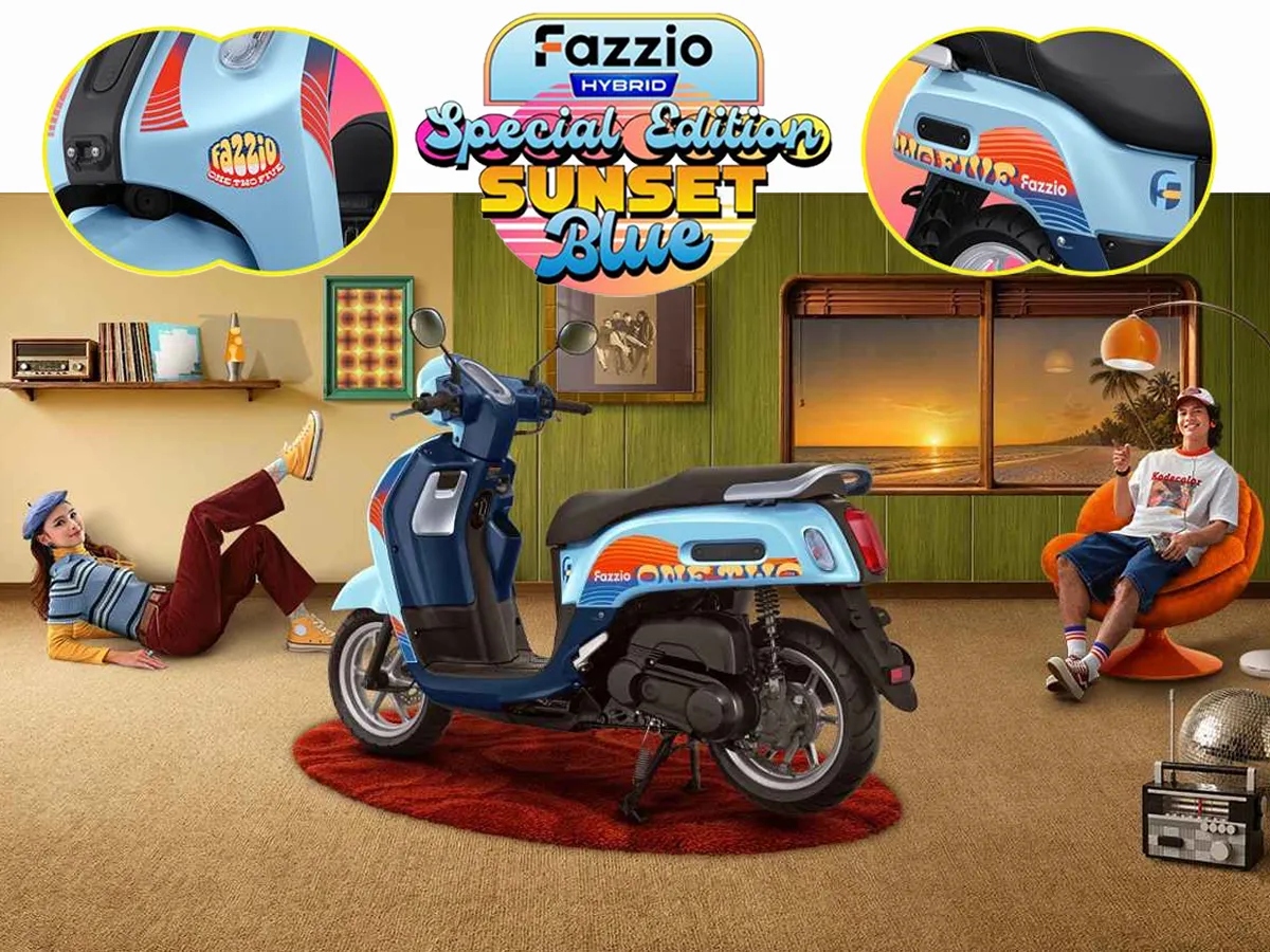 Yamaha Fazzio Sunset Blue: Xe Tay Ga Thời Trang Mới Đầy Tiện Ích