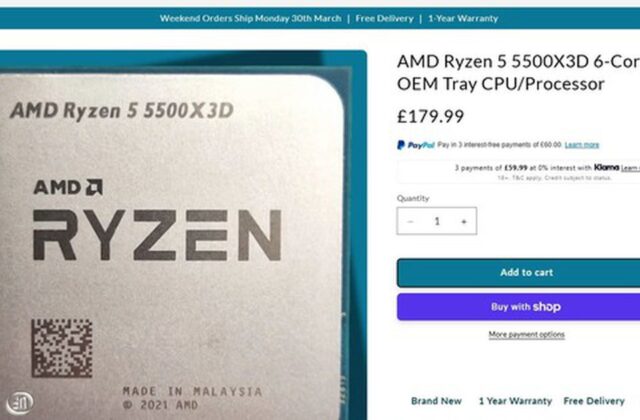 Ryzen 5 5500X3D: Chip X3D Gây Chấn Động Thị Trường Với Giá Chỉ 6,3 Triệu Đồng