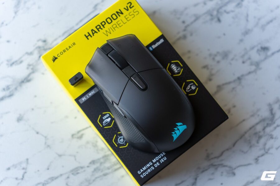 Khám Phá Corsair Harpoon v2 Wireless: Chuột Gaming Nhẹ Nhàng và Linh Hoạt Với Cảm Biến 26K DPI