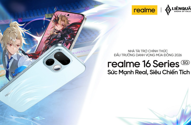 realme đẩy mạnh đầu tư Esports: đồng hành cùng Đấu Trường Danh Vọng Mùa Đông 2026