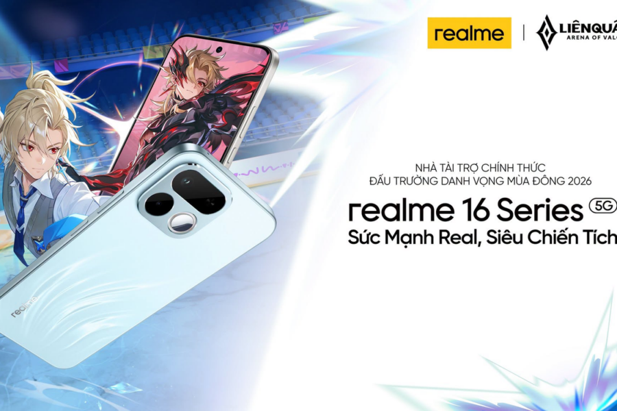 realme đẩy mạnh đầu tư Esports: đồng hành cùng Đấu Trường Danh Vọng Mùa Đông 2026