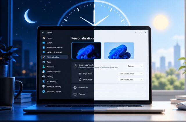 Windows 11 sắp có chế độ tự chuyển sáng/tối: những gì mã thử nghiệm cho thấy