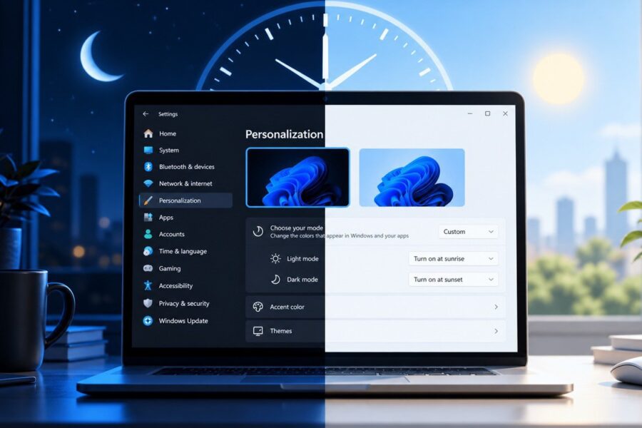 Windows 11 sắp có chế độ tự chuyển sáng/tối: những gì mã thử nghiệm cho thấy