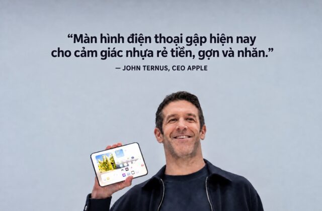 Vì sao Apple dè dặt với điện thoại gập: bài toán màn hình, phần mềm và trải nghiệm của iPhone Duo