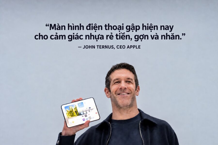 Vì sao Apple dè dặt với điện thoại gập: bài toán màn hình, phần mềm và trải nghiệm của iPhone Duo