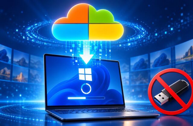 Khôi phục Windows 11 trực tiếp từ đám mây với Cloud Rebuild — không cần USB