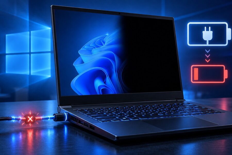 Khi Windows 11 báo mất nguồn dù đang cắm sạc: nguyên nhân và cách kiểm tra