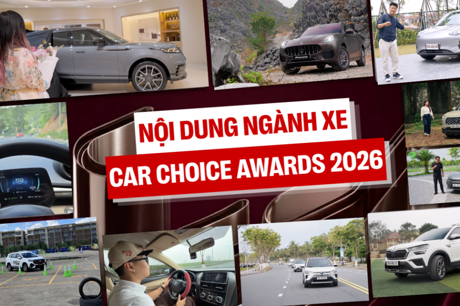 Top 5 nội dung ngành xe thu hút nhất tại Car Choice Awards 2026