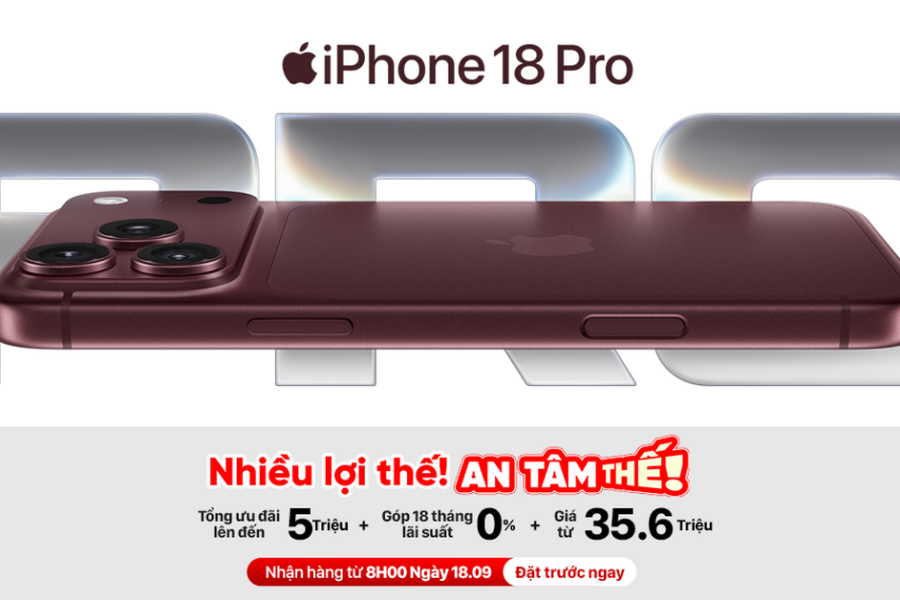 Làn sóng đặt trước iPhone 18 tại Việt Nam: Pro Max Đỏ dẫn đầu, Duo gây tò mò